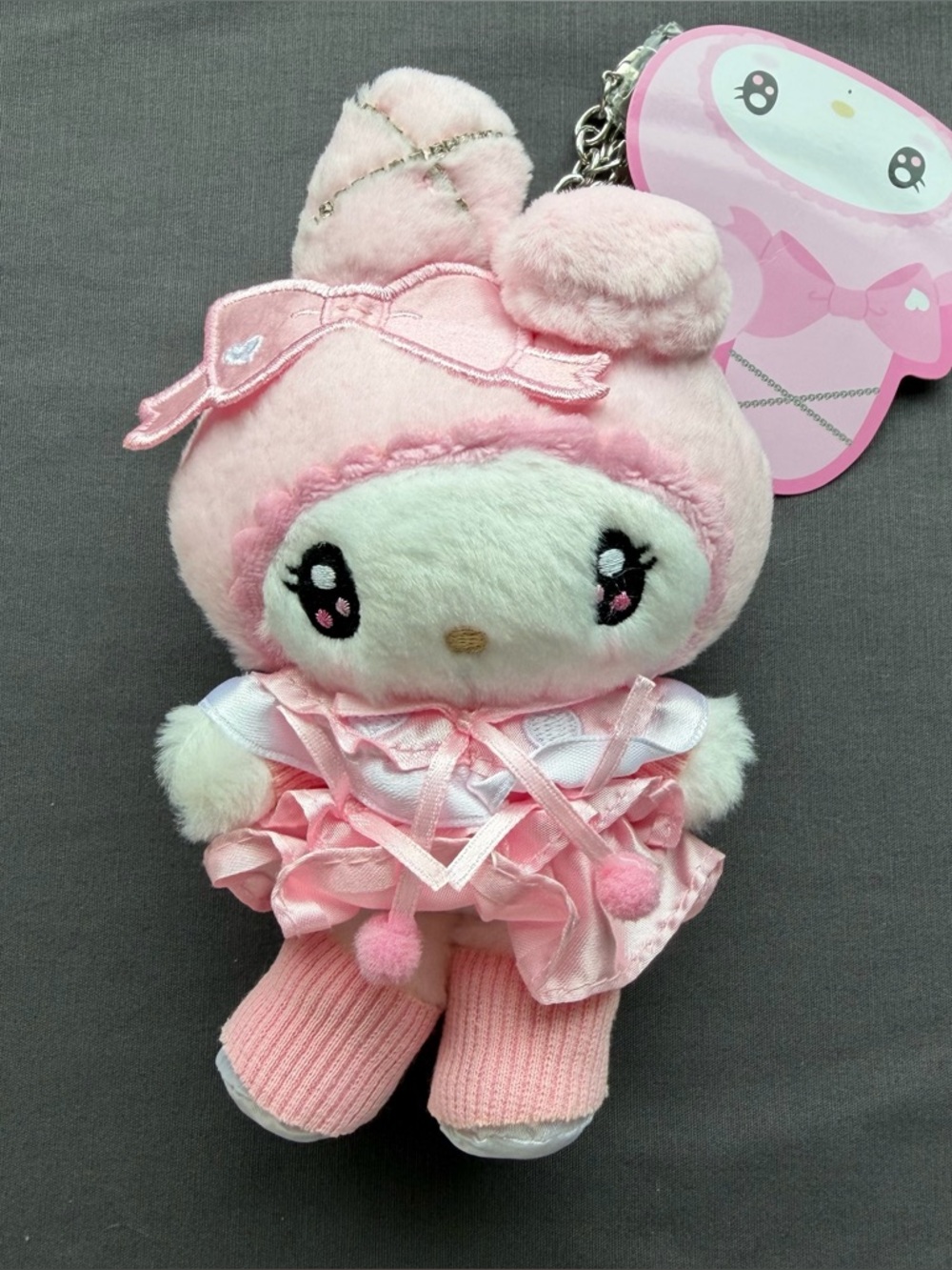 Sanrio X Shobido My Melody & Kuromi Twin Idol Series, My Melody Plush /keychain